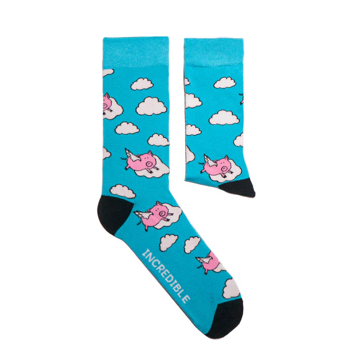 Pigs will fly socks