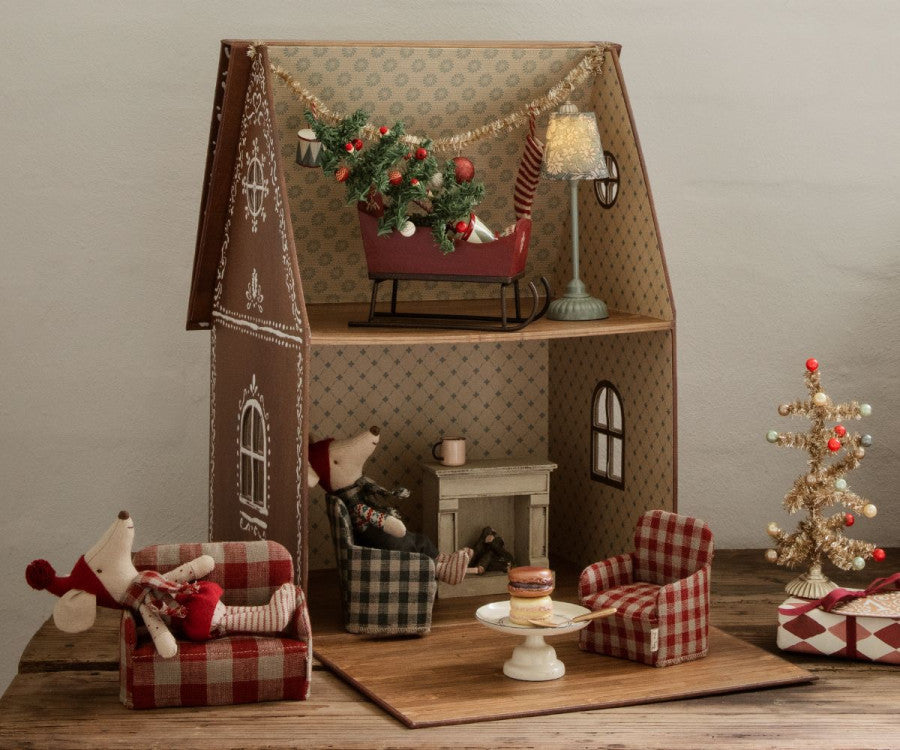 Miniature Fireplace in MInt - Maileg
