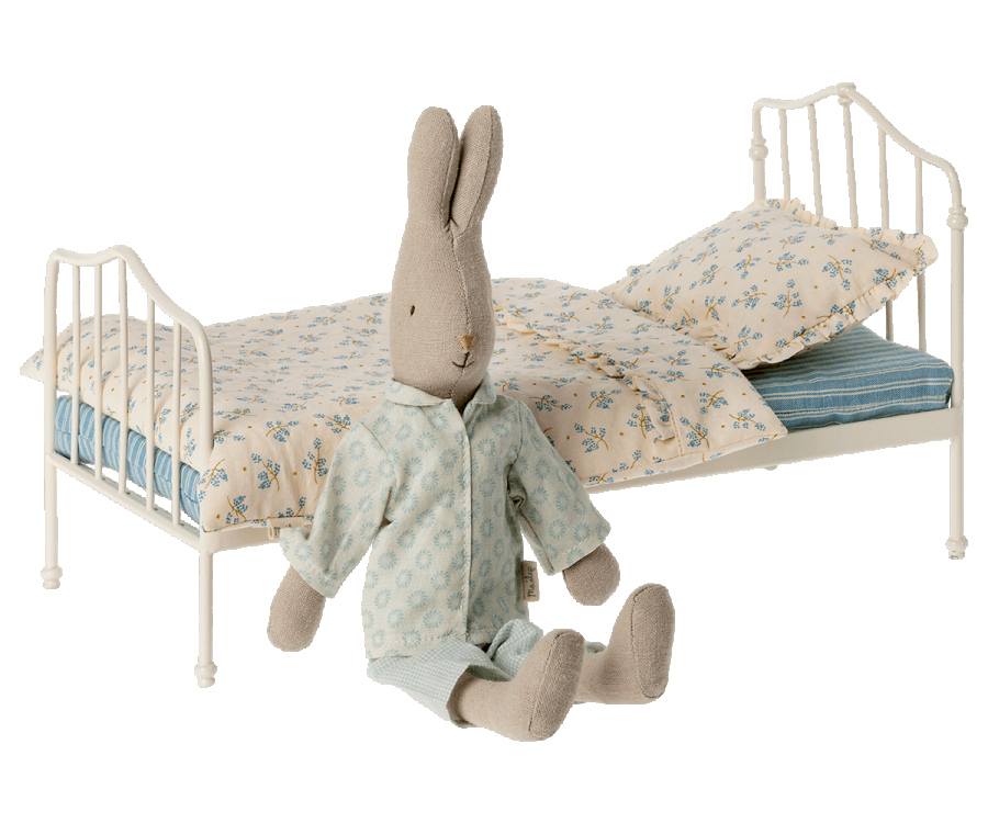 Miniature Bed in Blue - Maileg