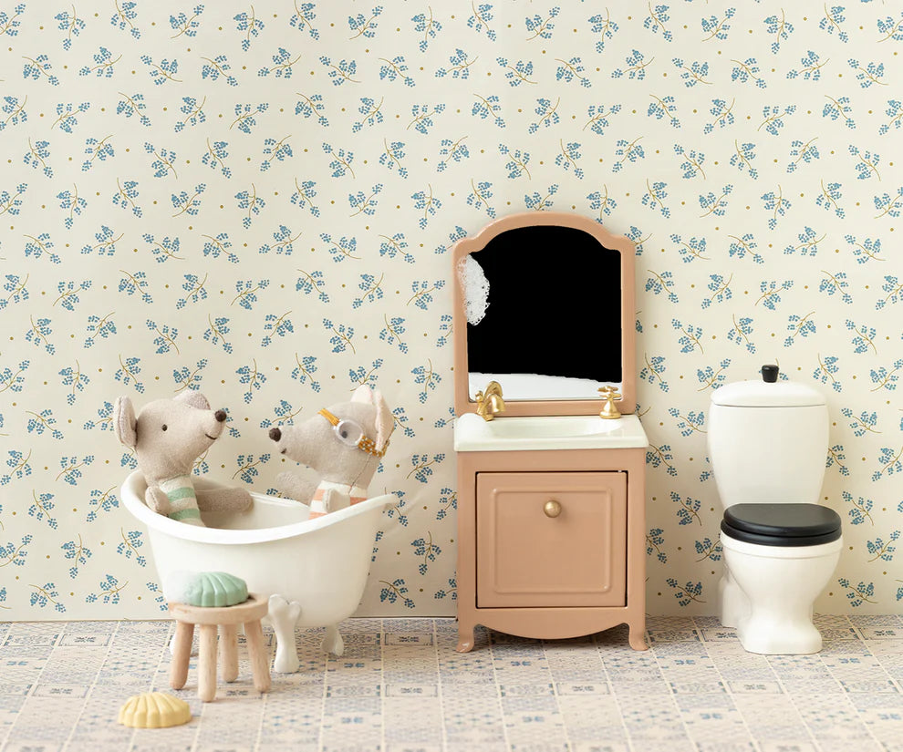 Miniature Sink Dresser in Rose - Maileg