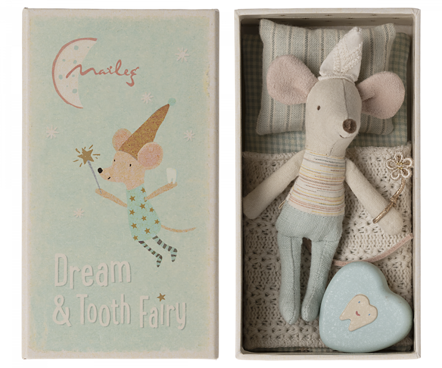 Tooth fairy Matchbox Blue - Maileg
