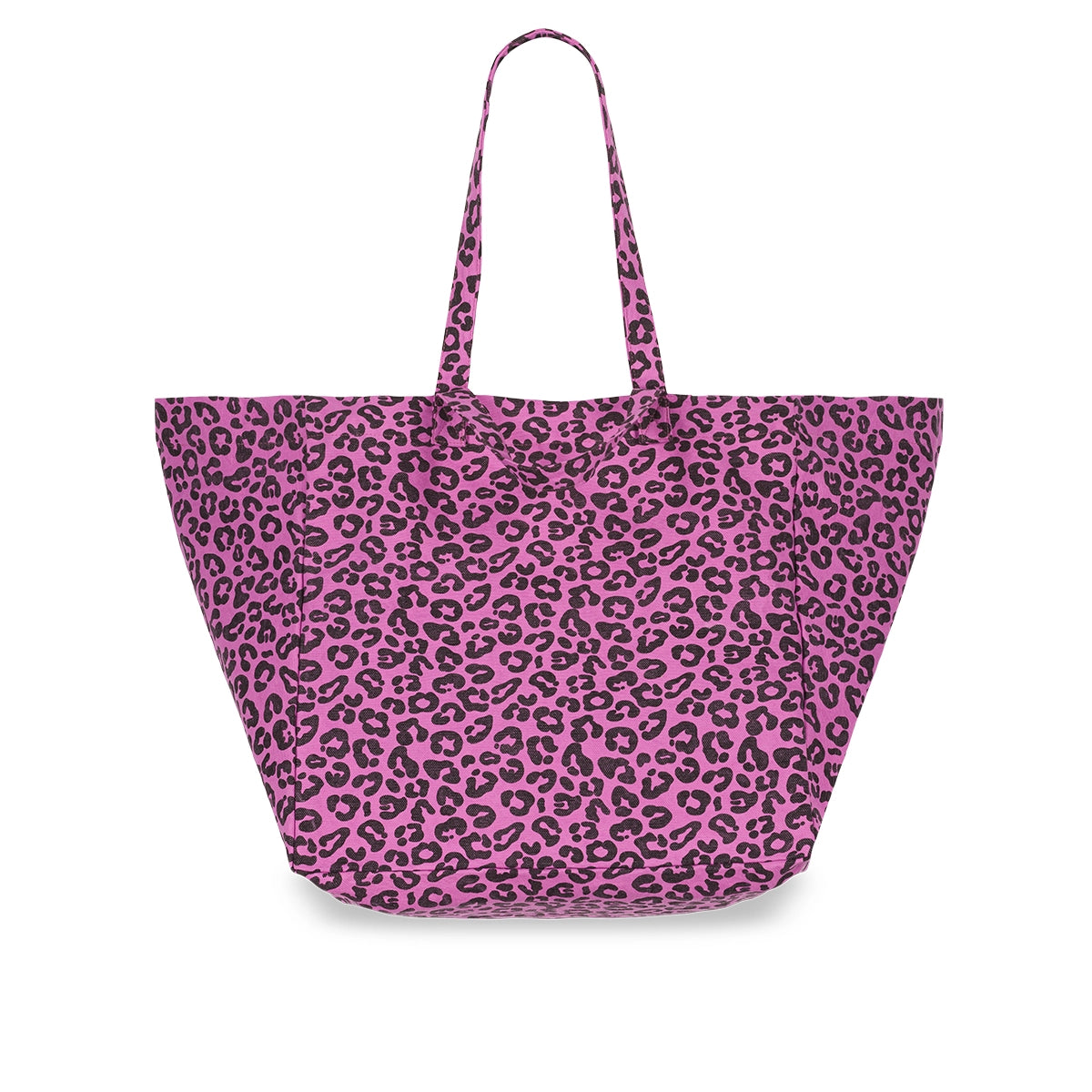 Purple Print Large Tote