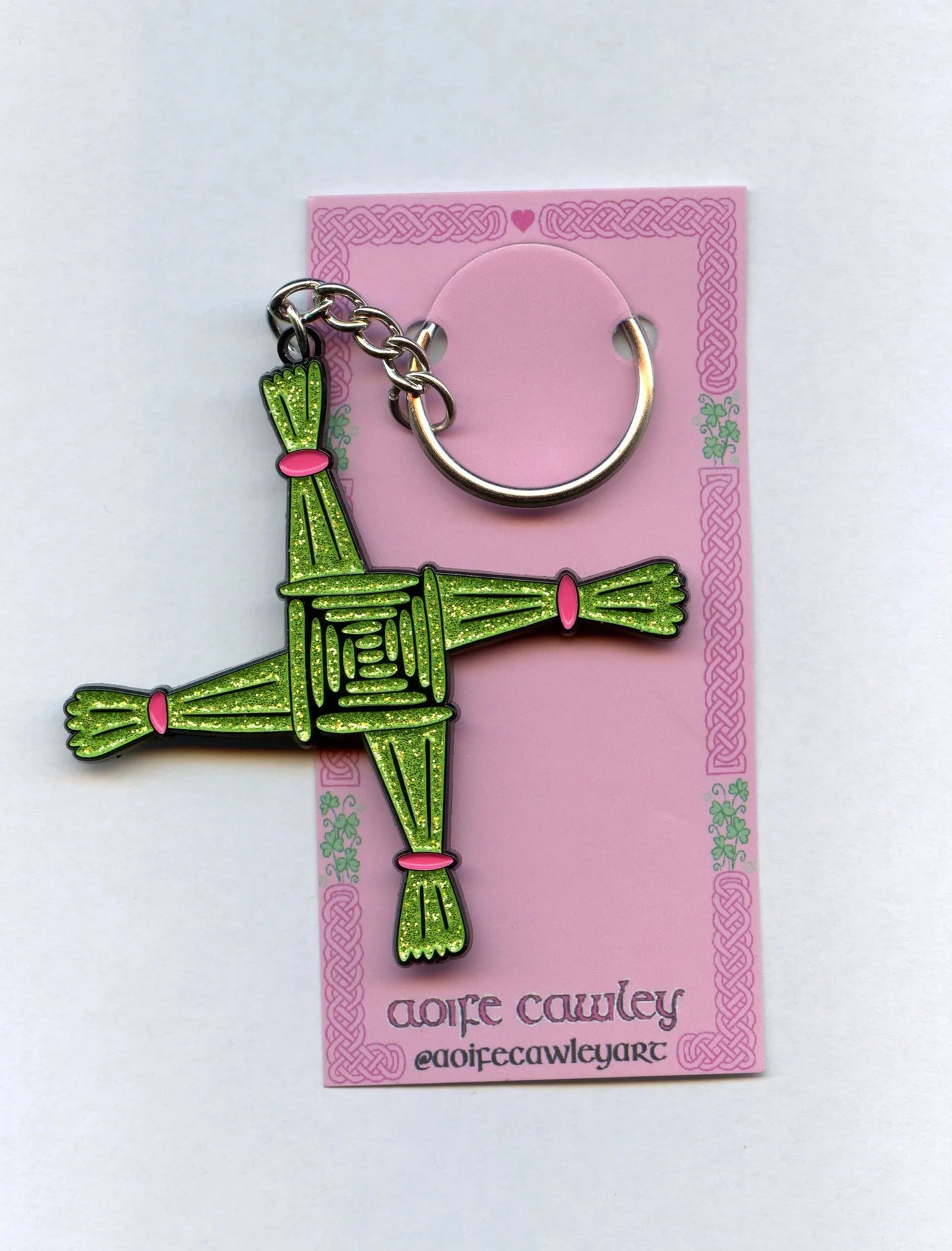 Brigid Cross keyring