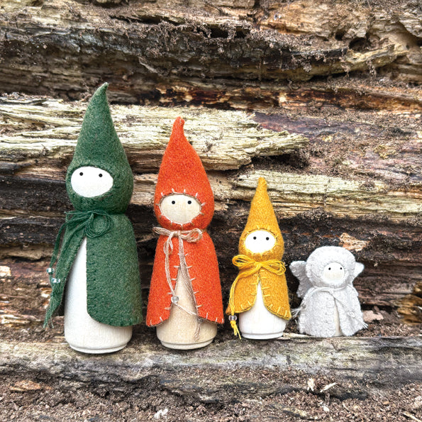 Woodland folk Lg Green