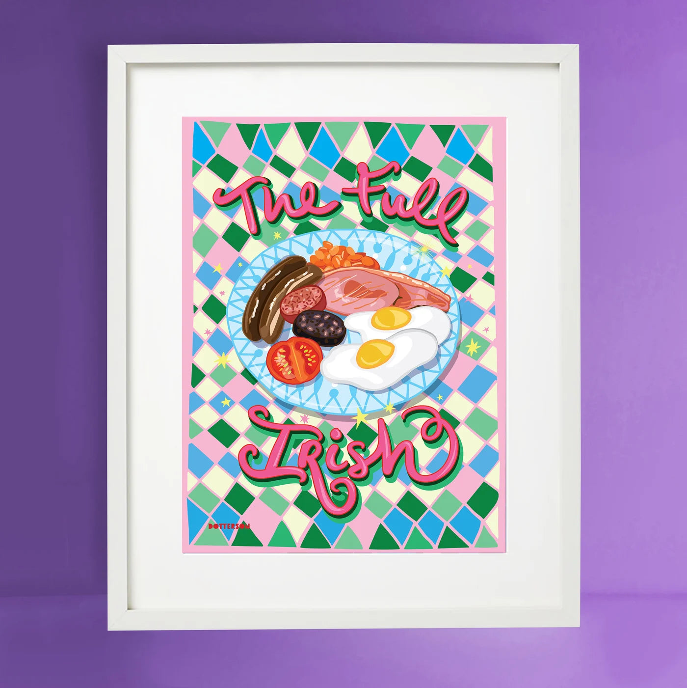 The full Irish Print A3 Print