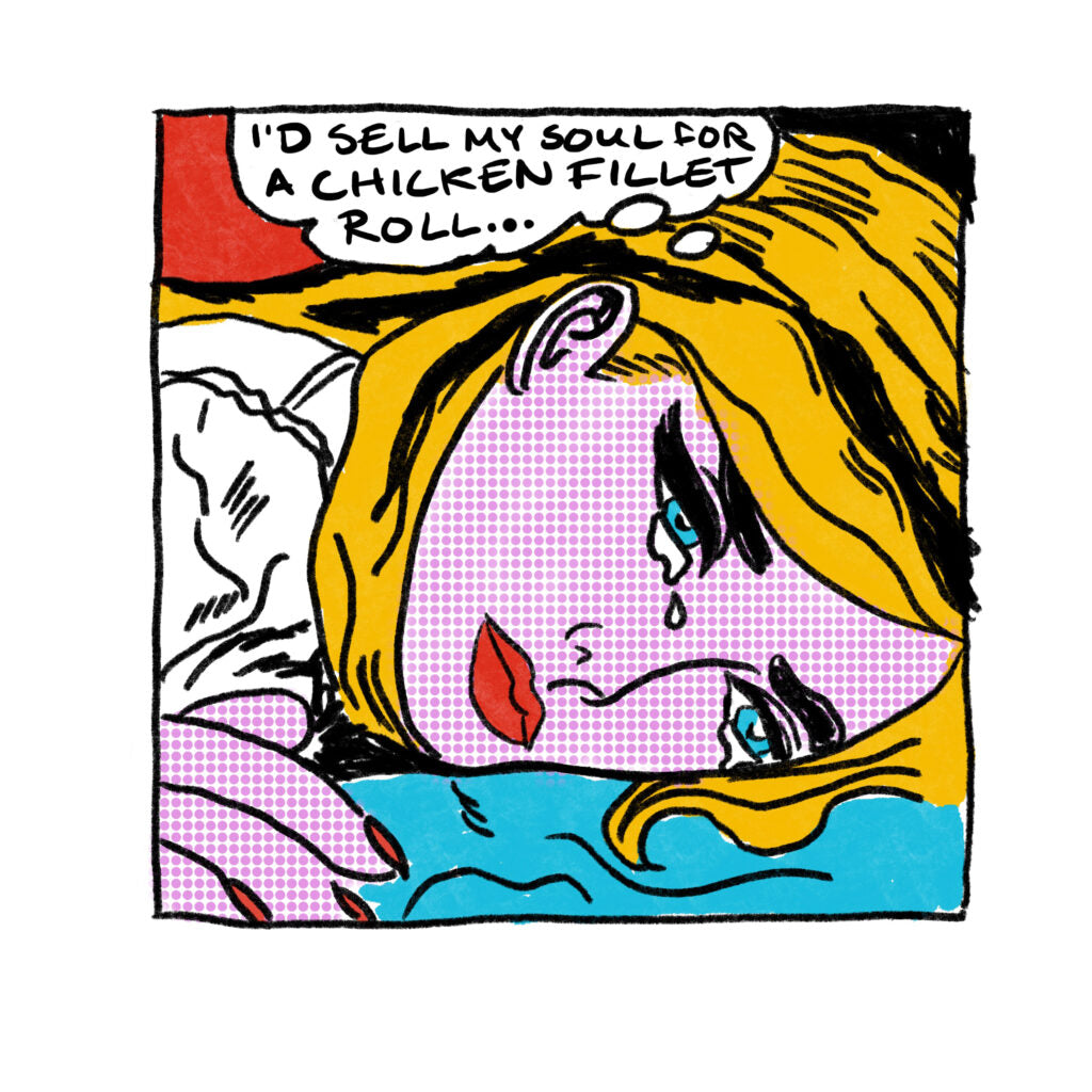 Chicken Fillet Roll A4 Print