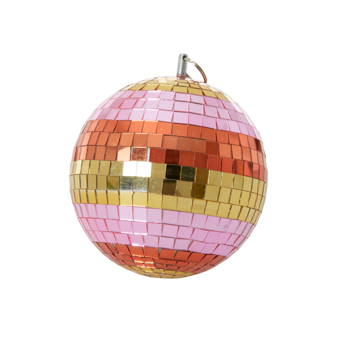 Disco Ball Pink & Gold Large - Rice