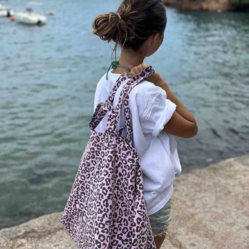 Bubble Gum Pink Large Tote