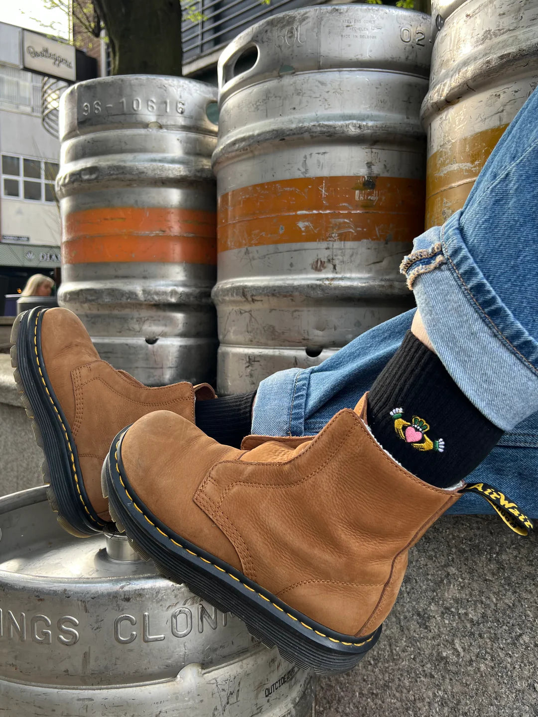 Claddagh Black Socks