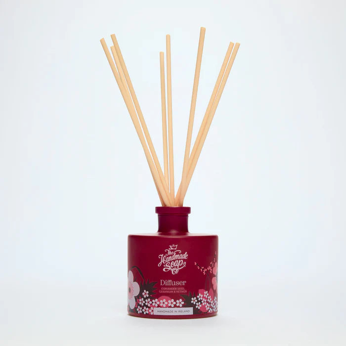 Coriander seed, geranium & vetiver diffuser