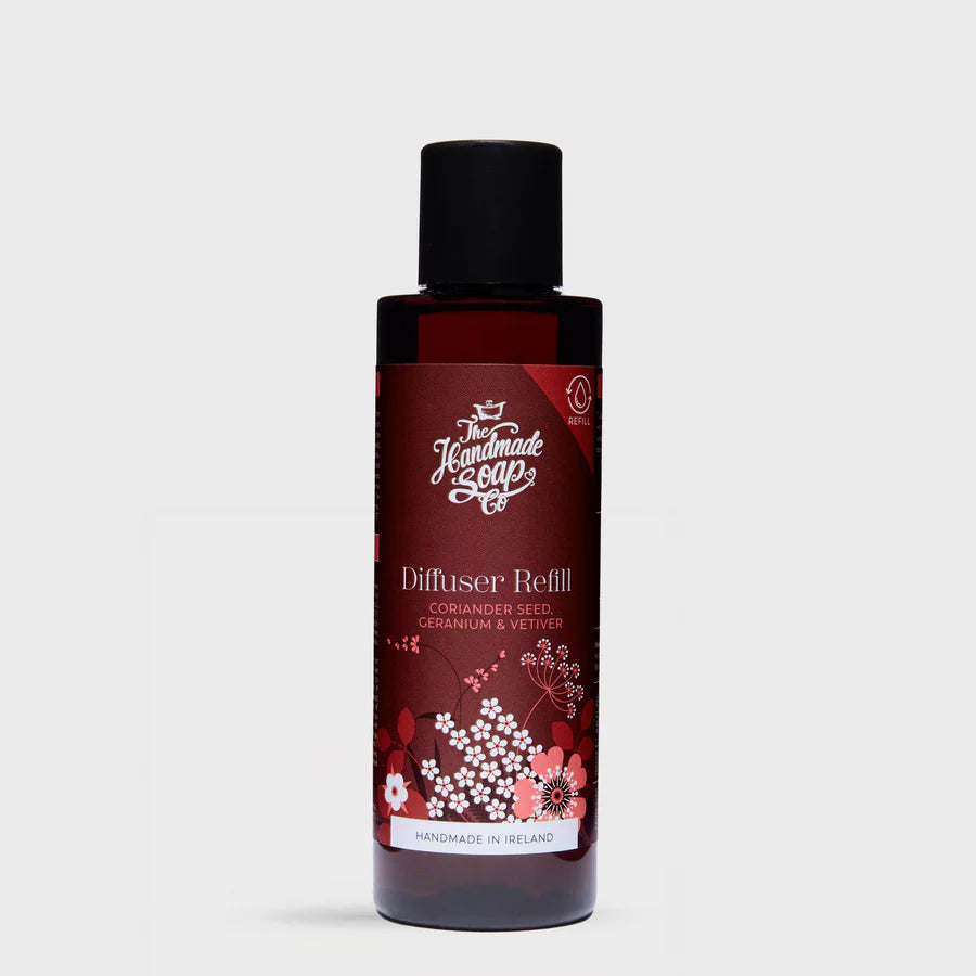 Coriander Seed Geranium & Vetiver Diffuser Refill - The Handmade Soap