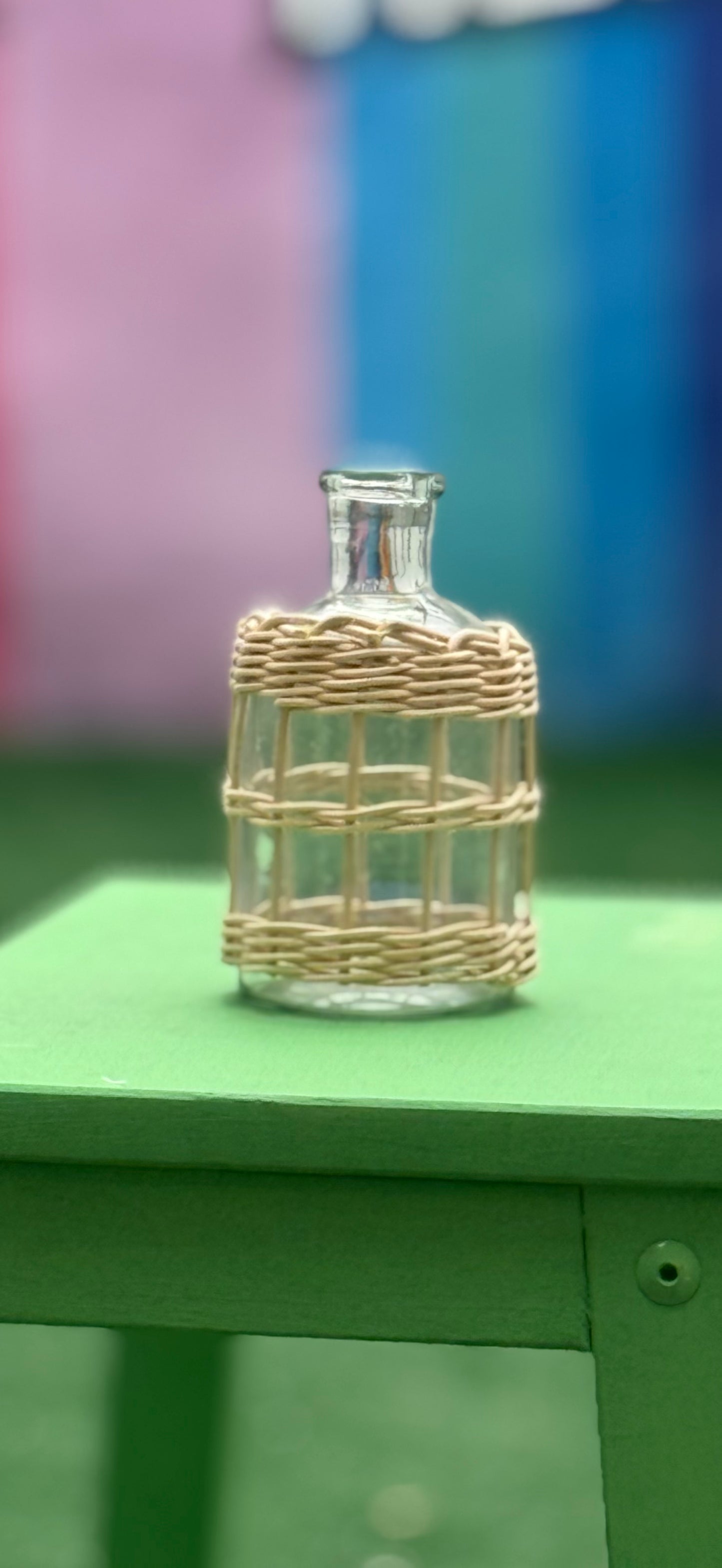 Pharmacy glass candle holder Sm