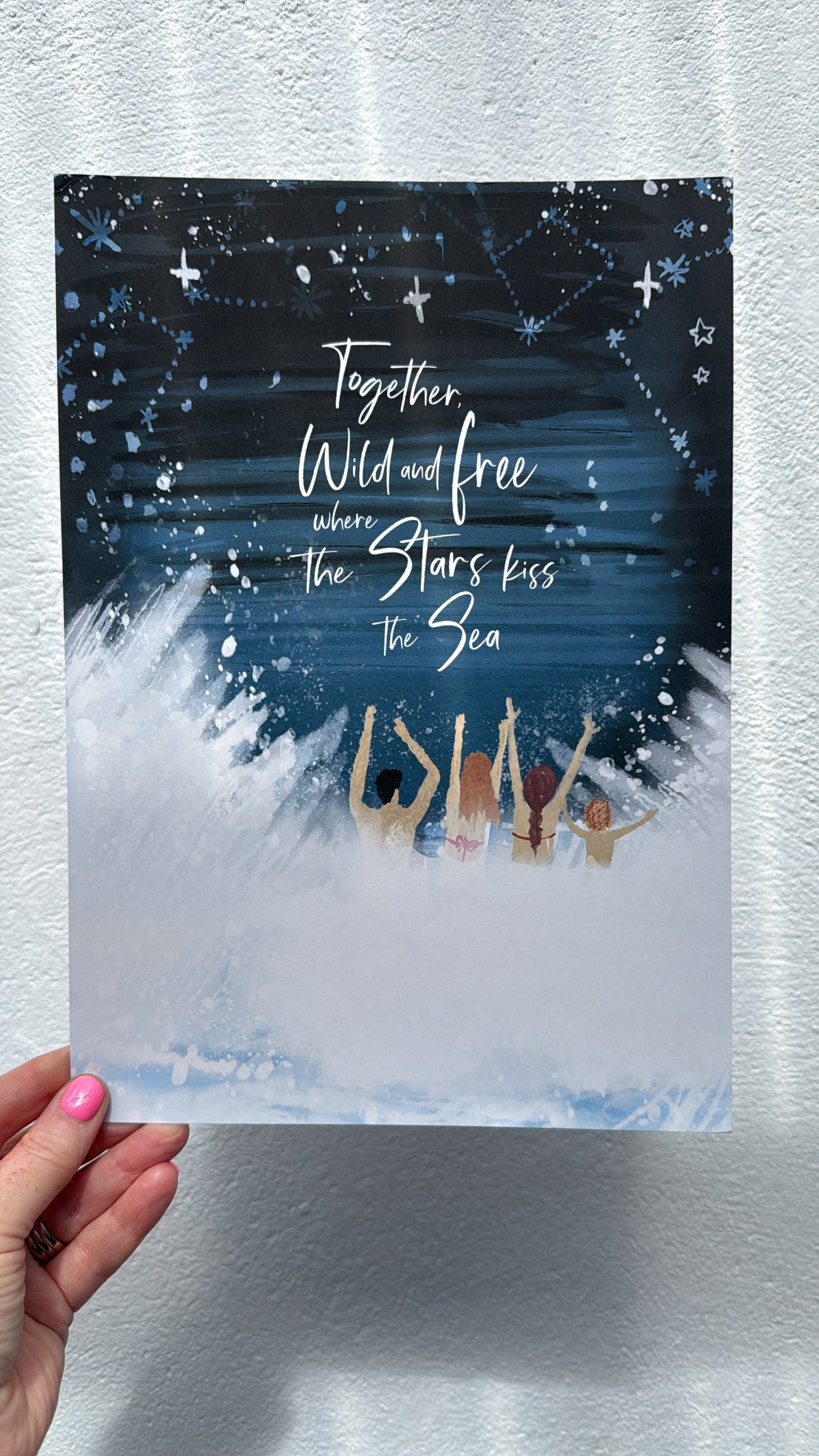 Together Wild & Free A4 Print