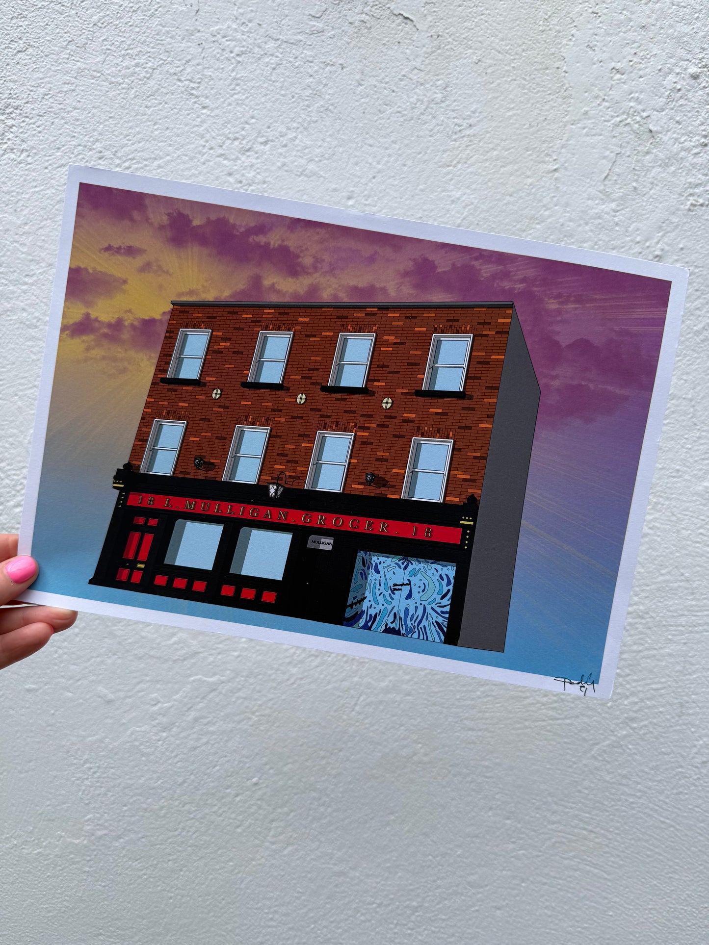 Mulligan Grocer A4 Print