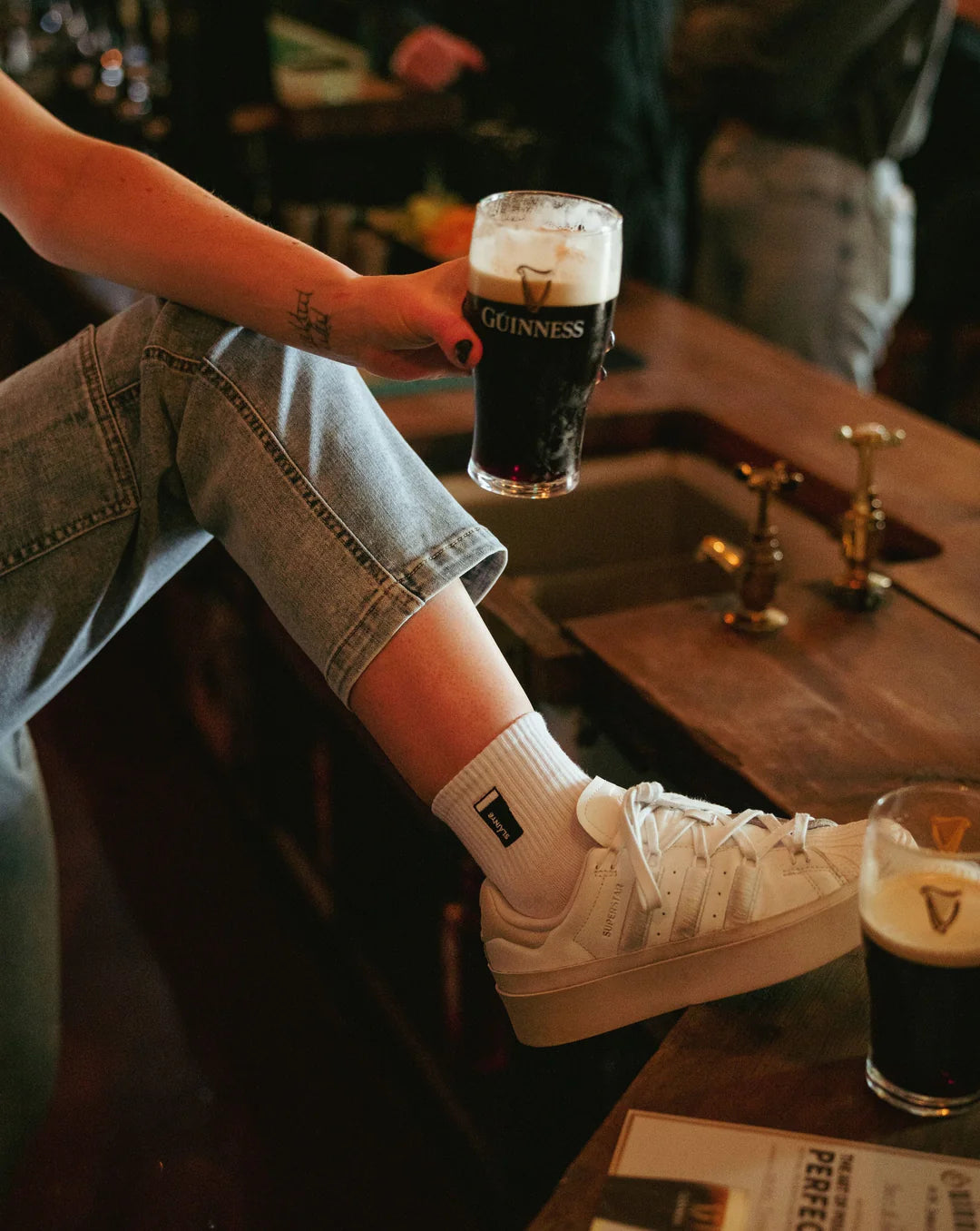 Slainte White socks 4-8