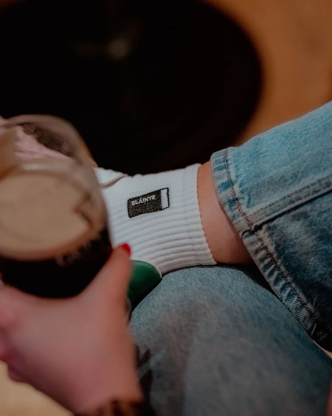 Slainte White socks 4-8