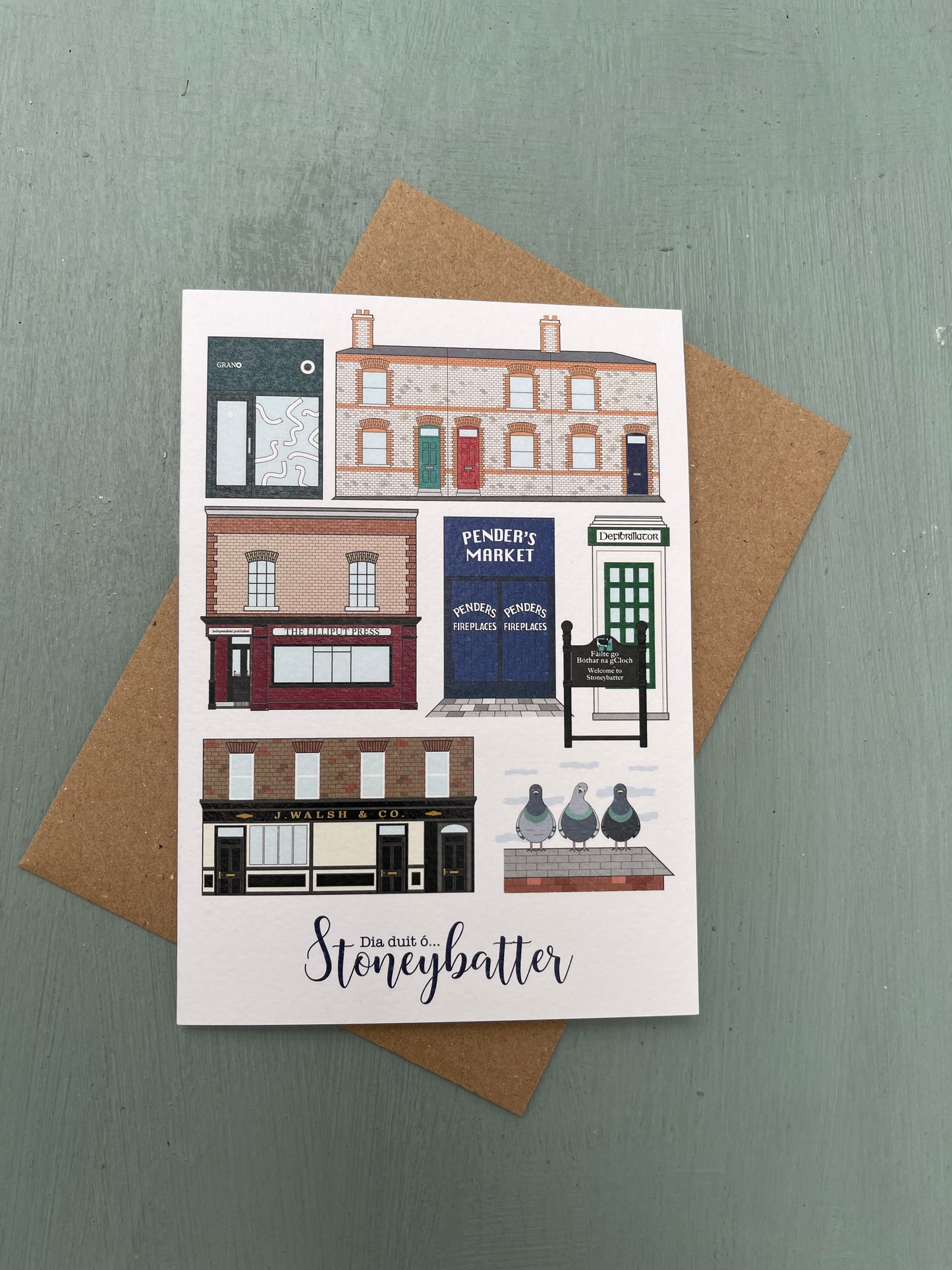 Dia duit o Stoneybatter Card