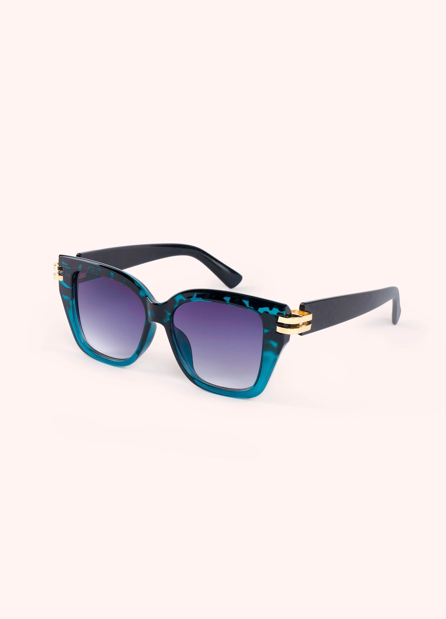 Philomena Sunglasses Teal Tortoiseshell
