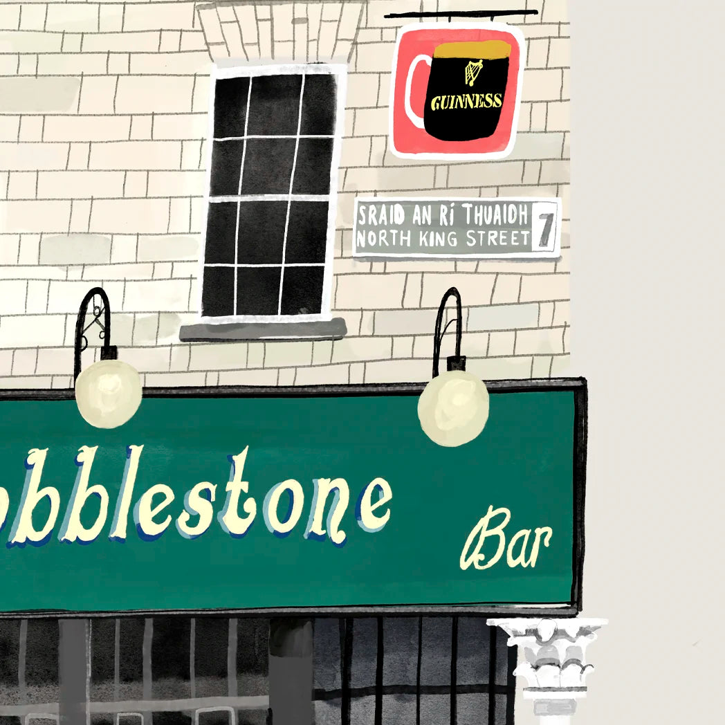 Cobblestone A4 Print by Conor Langton