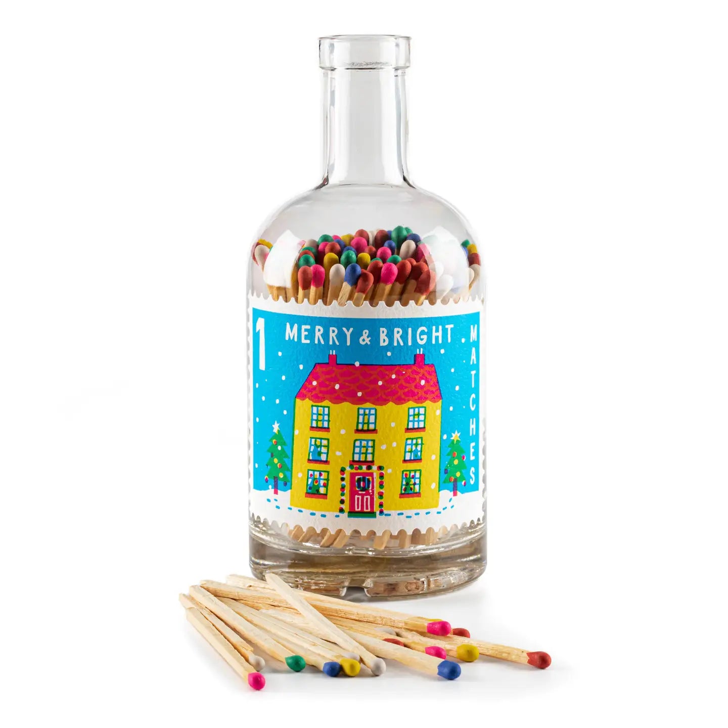 Merry & Bright Bottles Matches