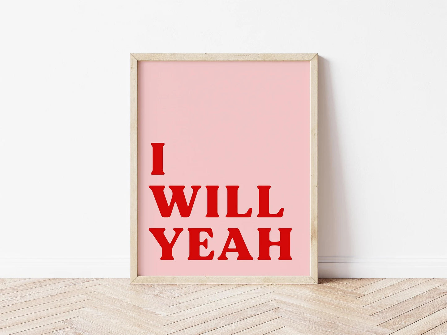 I will yeah print