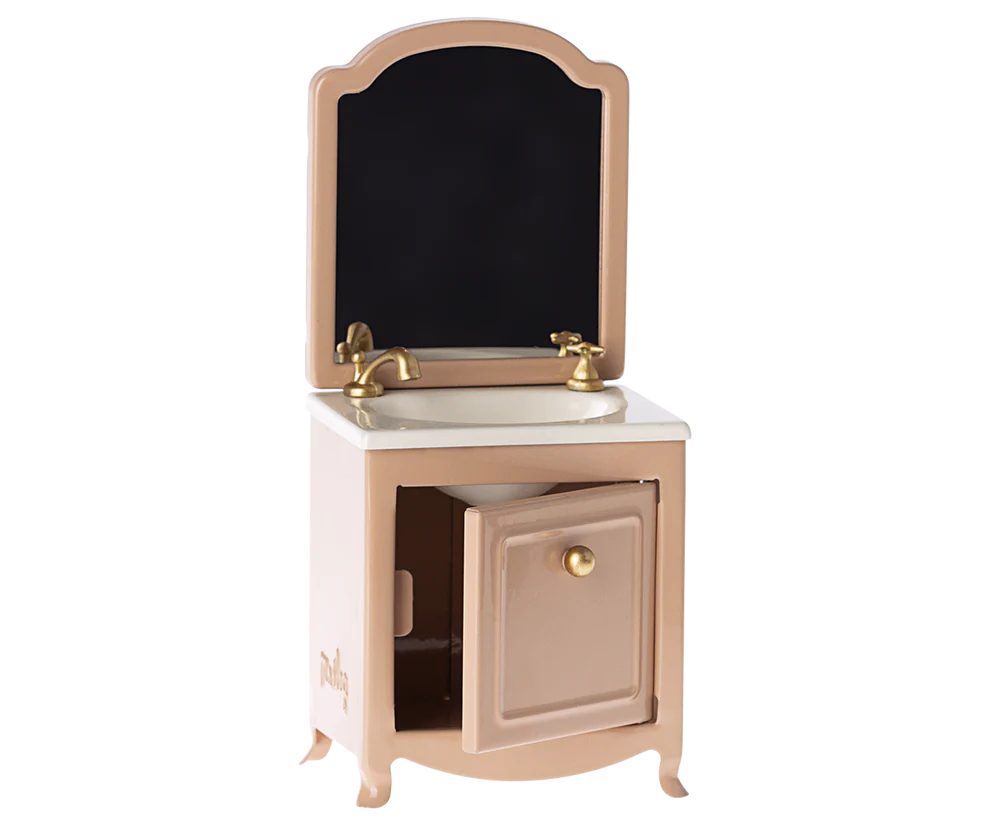 Miniature Sink Dresser in Rose - Maileg