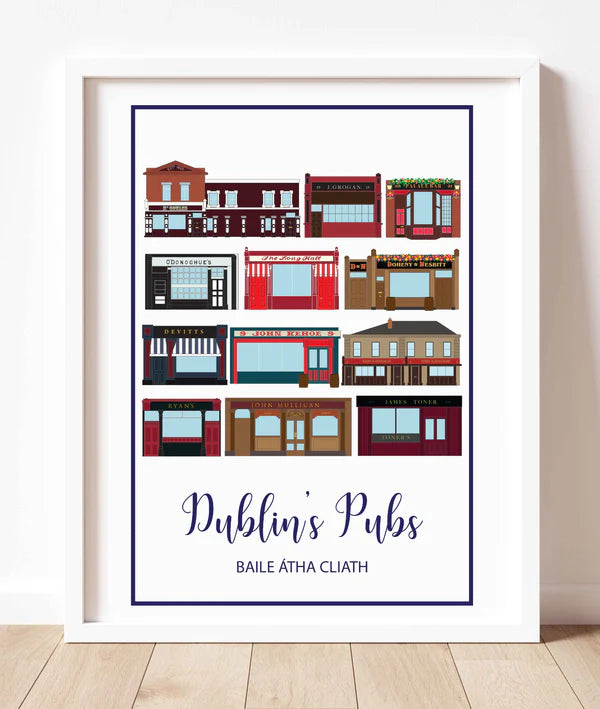 Dublin Pubs A3 Print