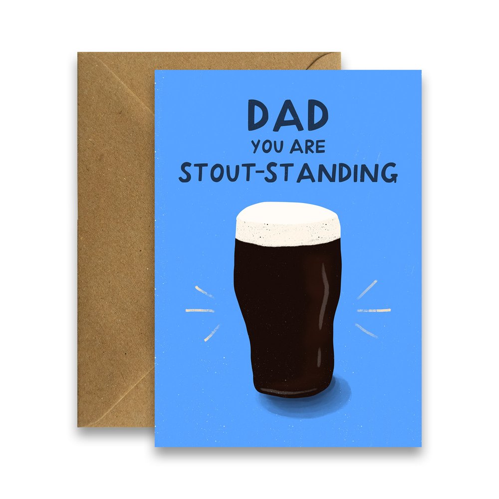 Dad.. Stout Standing card