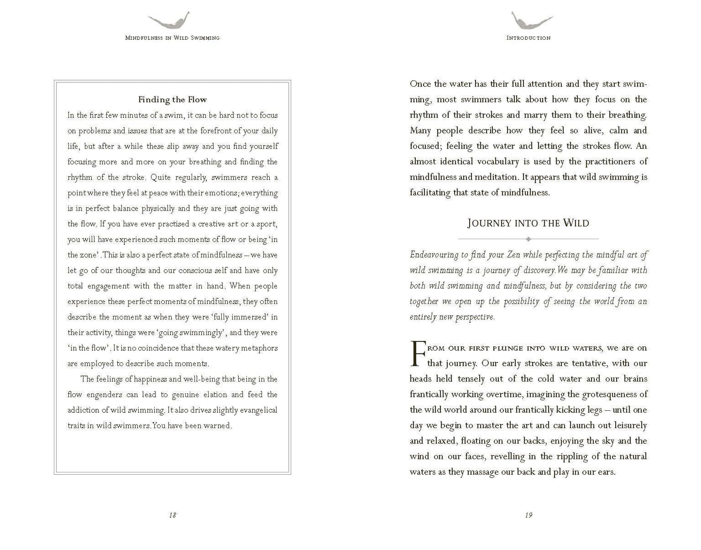 Mindfulness in swimming