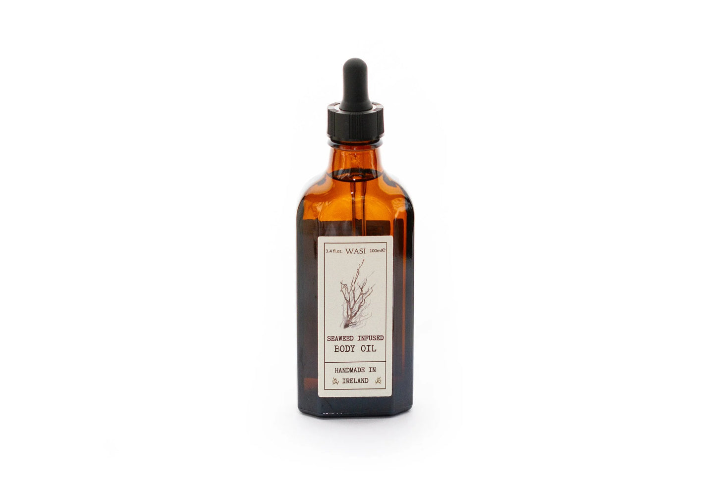 Seaweed infused body oil