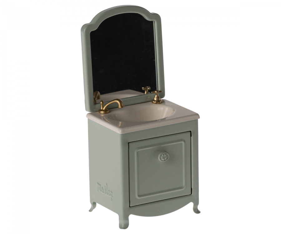 Miniature Sink Dresser in Mint - Maileg