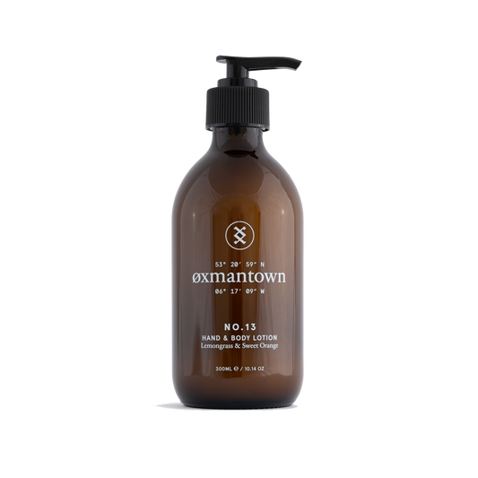 No13. Lemongrass & Sweet Orange Hand & Body Lotion - Oxmantown Skincare