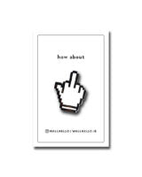 Middle finger pin