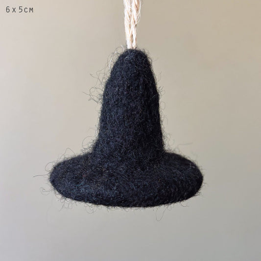 Witches Black felt hat