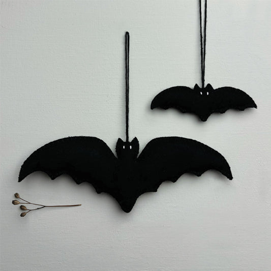 Black felt bat