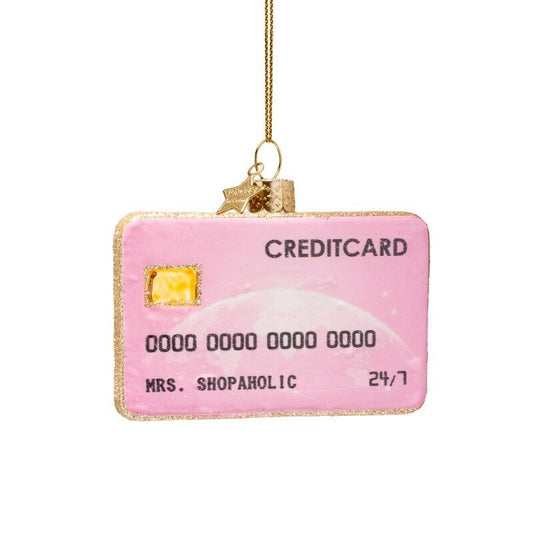 Pink credit card