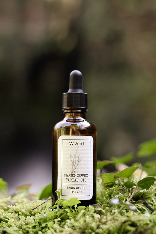 Seaweed infused facial oil