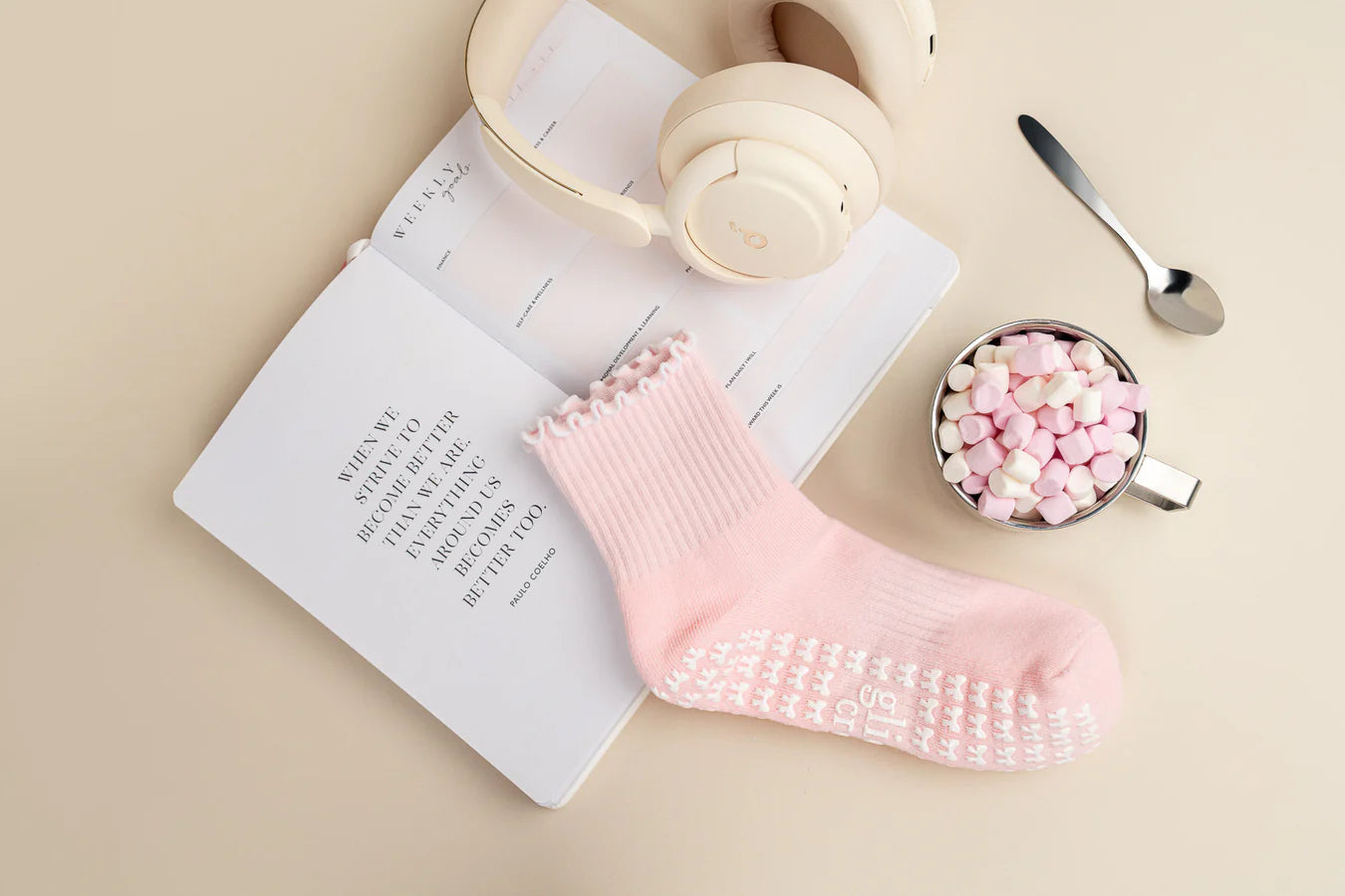The Marshmallow Pilate Sock