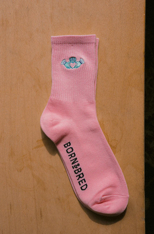 Claddagh Pink Socks