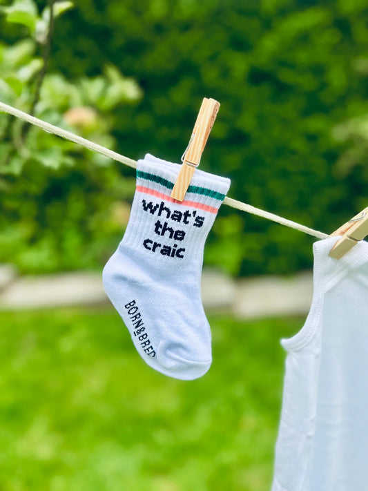 What’s the Craic baby socks