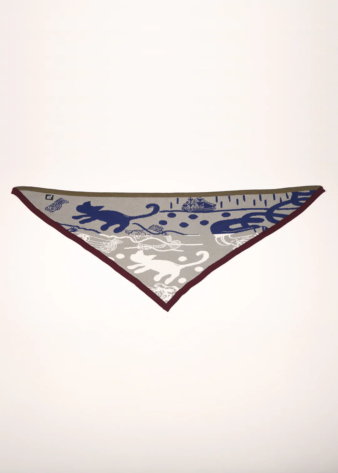 Academic Cat Scarf -Electronic Sheep