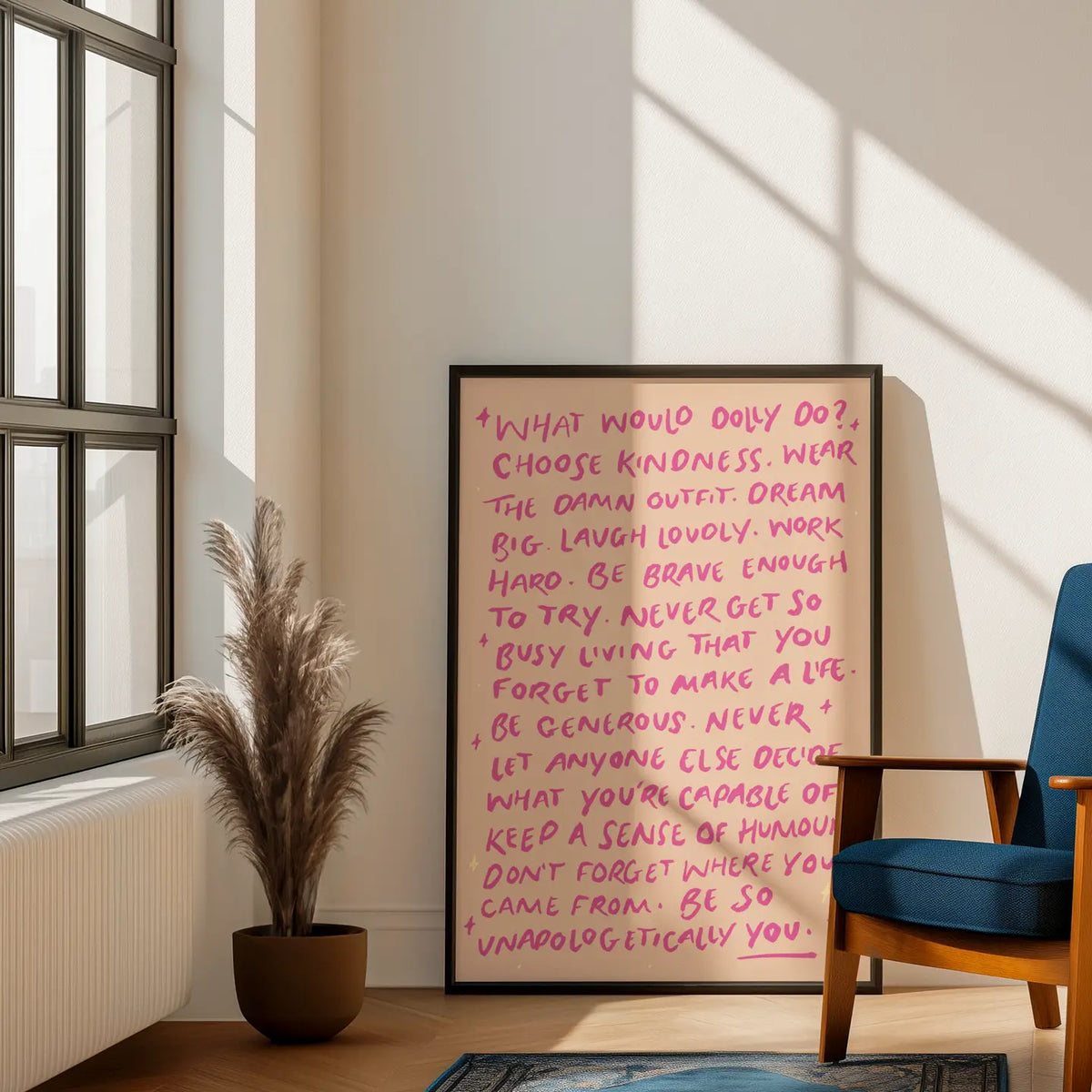 What Would Dolly Do? A3 Print