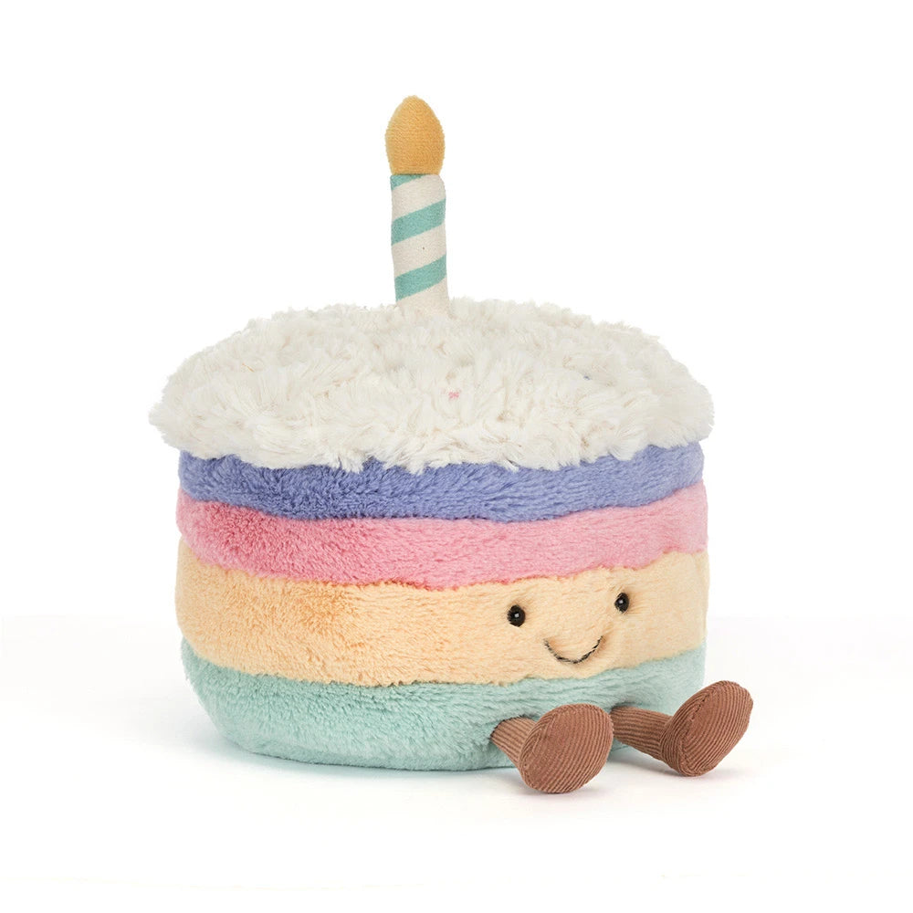 Amuseables Rainbow Birthday Cake - Jellycat