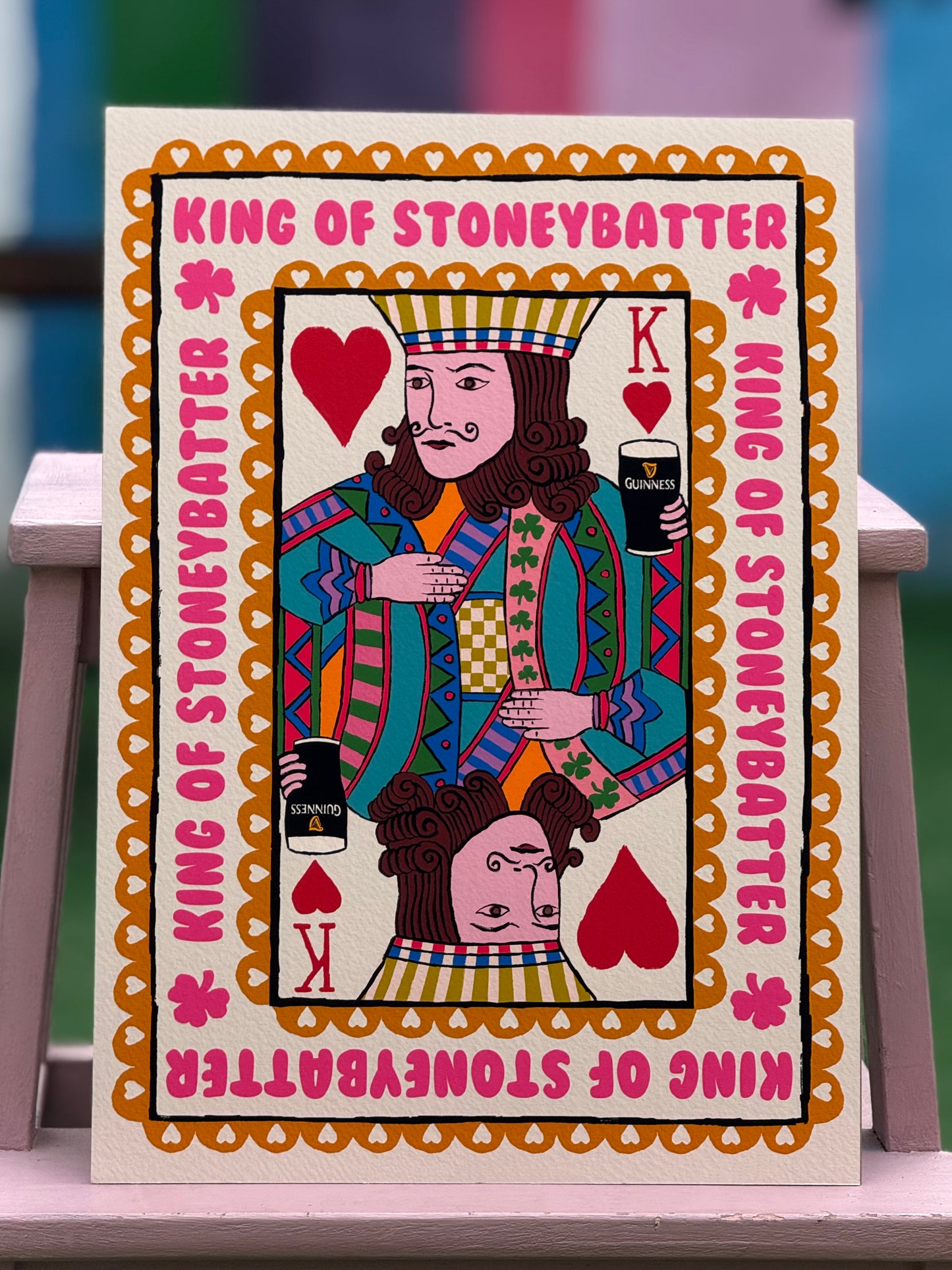 King of stoneybatter A3 Print