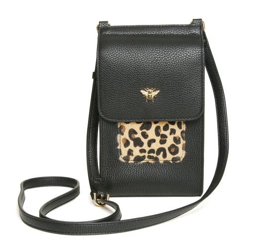 Leopard mini Bloomsbury bag