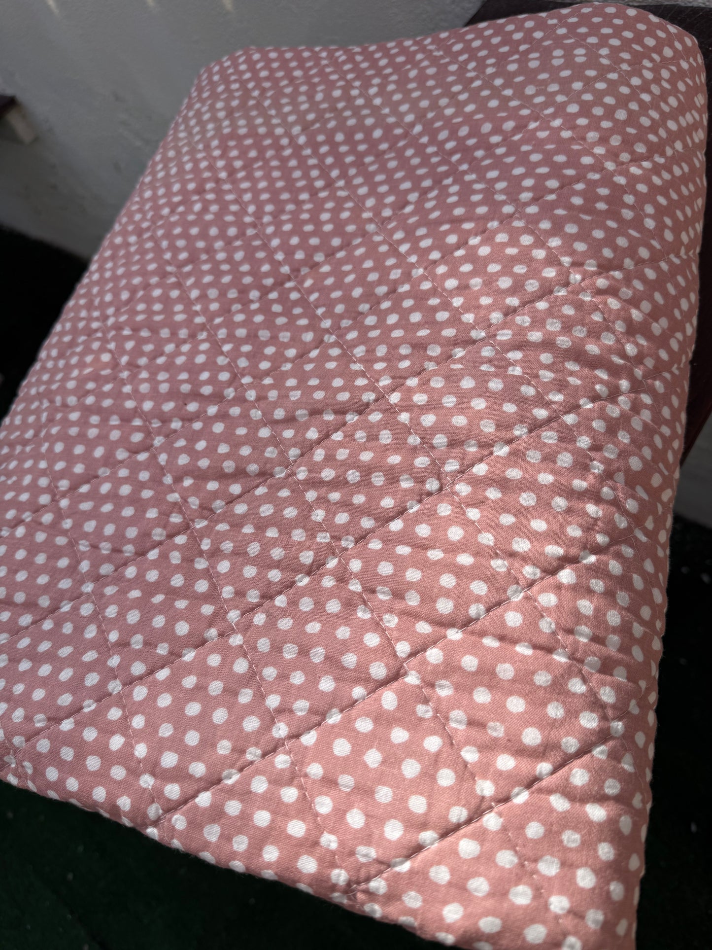 Quilt pink/dots