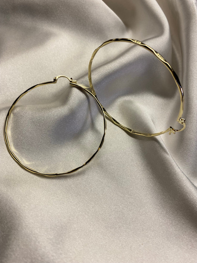 Hustler hoops silver