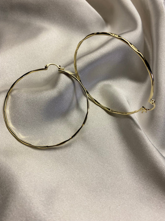 Hustler hoops silver