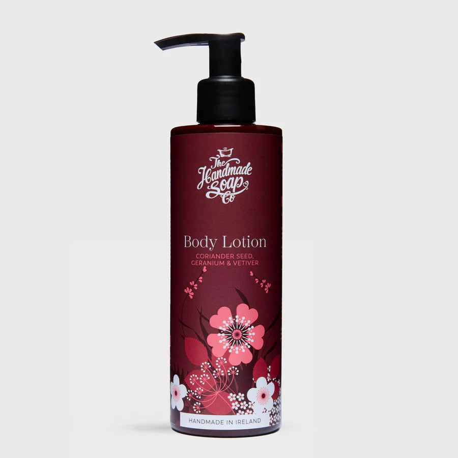 Coriander seed, geranium & vetiver body lotion