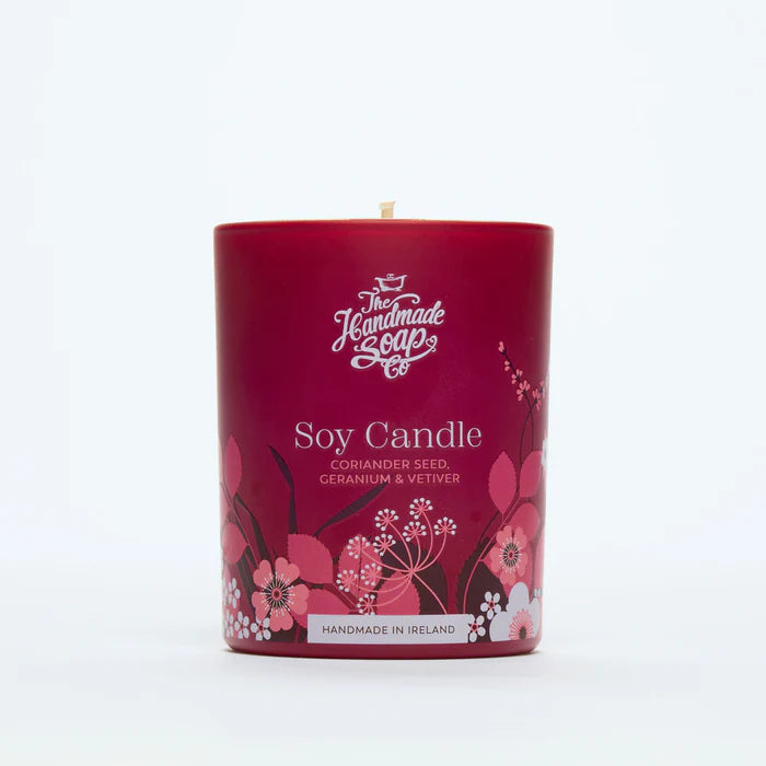Coriander Seed, Geranium & Vetiver Candle - The Handmade Soap